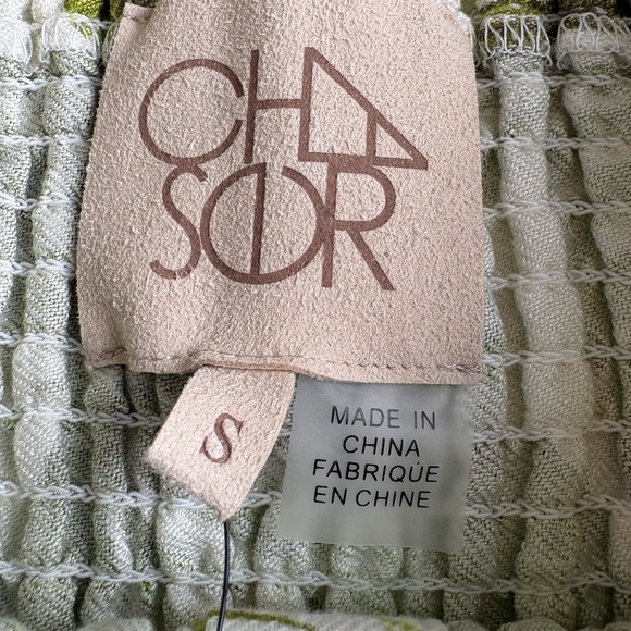 NWT Chaser Green Leaf Print Women's Top - Size Small. - Picture 10 of 13